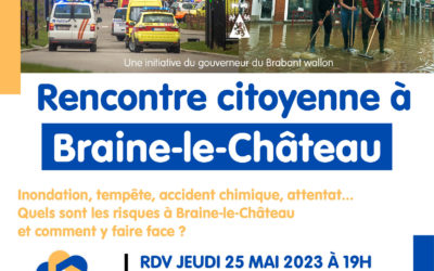 25/05 : Rencontre citoyenne à Braine-le-Château